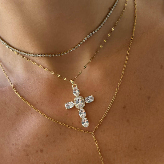 Nena Tennis Necklace - EVRYJEWELS