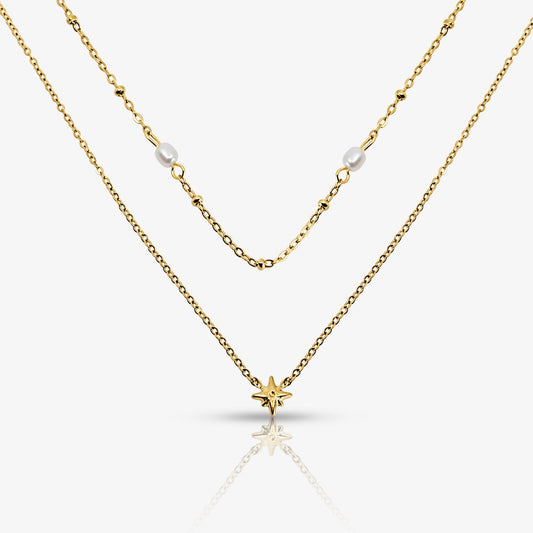 Sunlit Pearl Necklace - EVRYJEWELS