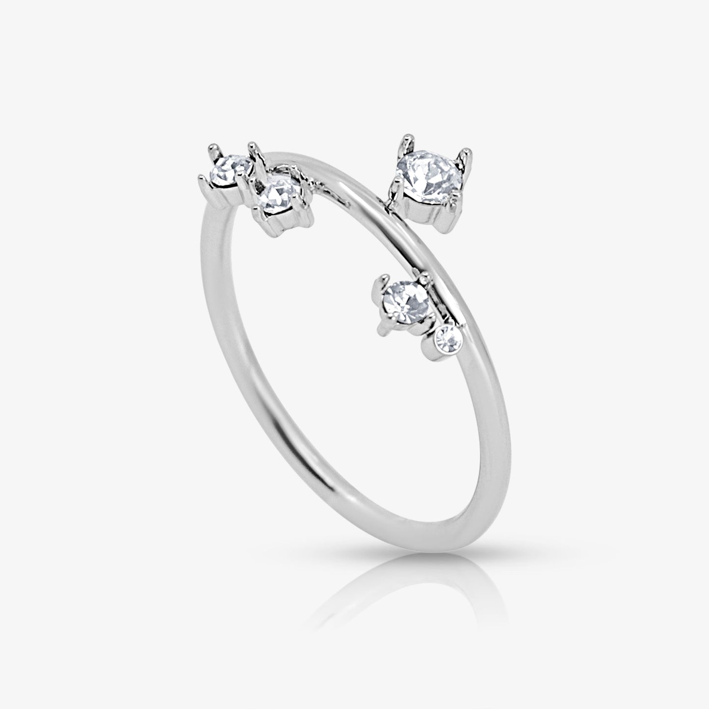 Triple Spark Drop Ring - EVRYJEWELS