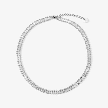 Frost Beam Tennis Necklace - EVRYJEWELS