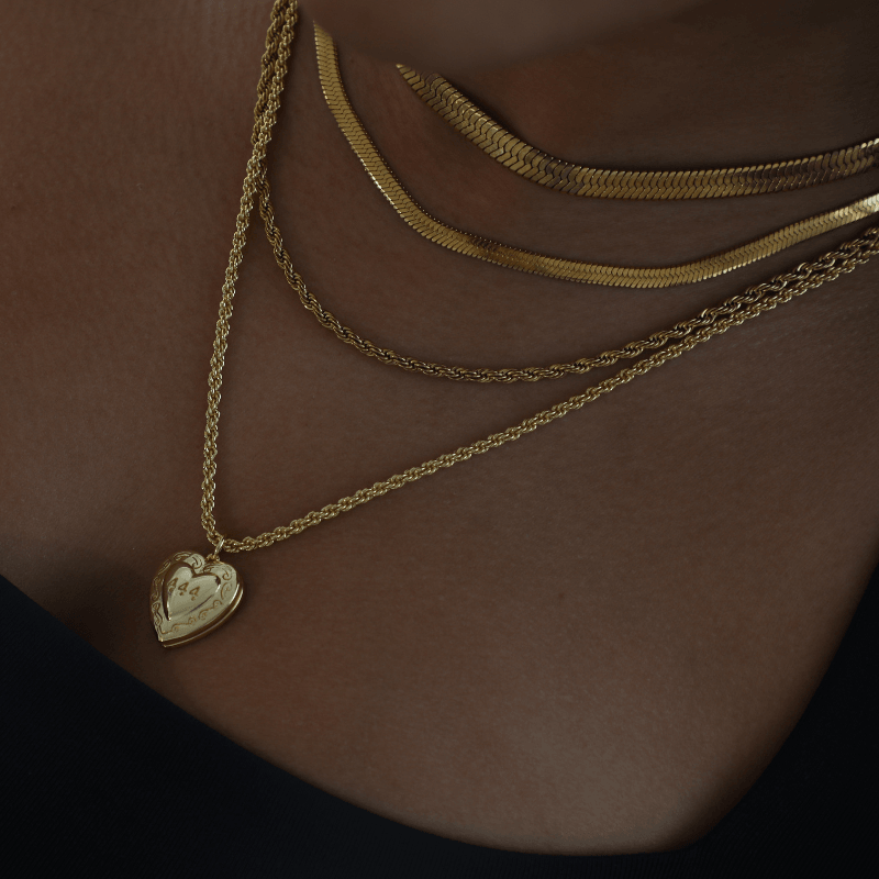 444 You Locket Necklace - EVRYJEWELS