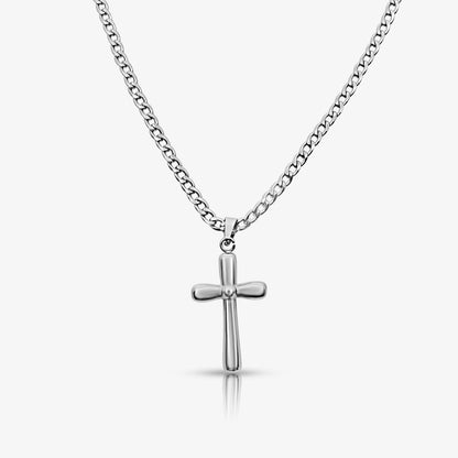 Pure and Simple Cross Necklace - EVRYJEWELS