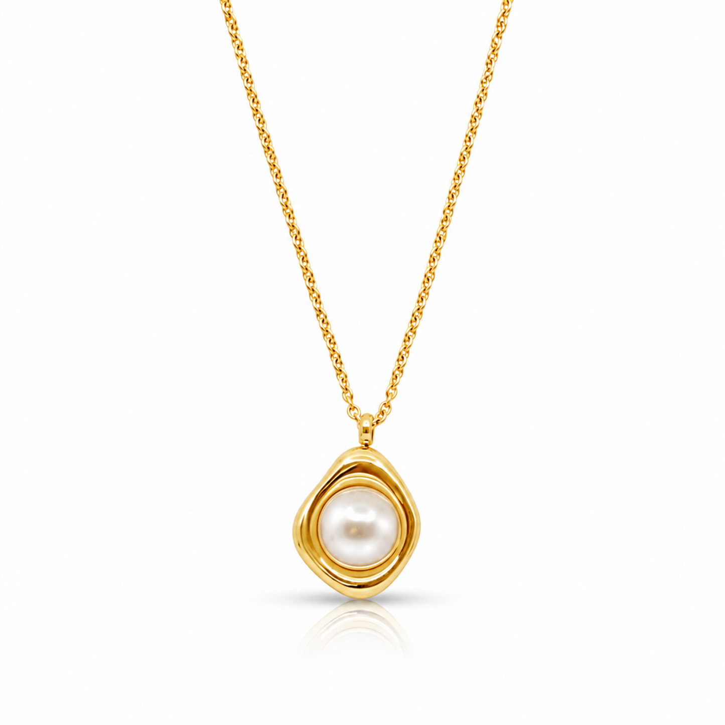 Pretty Pearl Aura Necklace - EVRYJEWELS