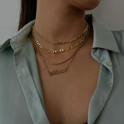 Custom/Personalized Nameplate Necklace - EVRYJEWELS