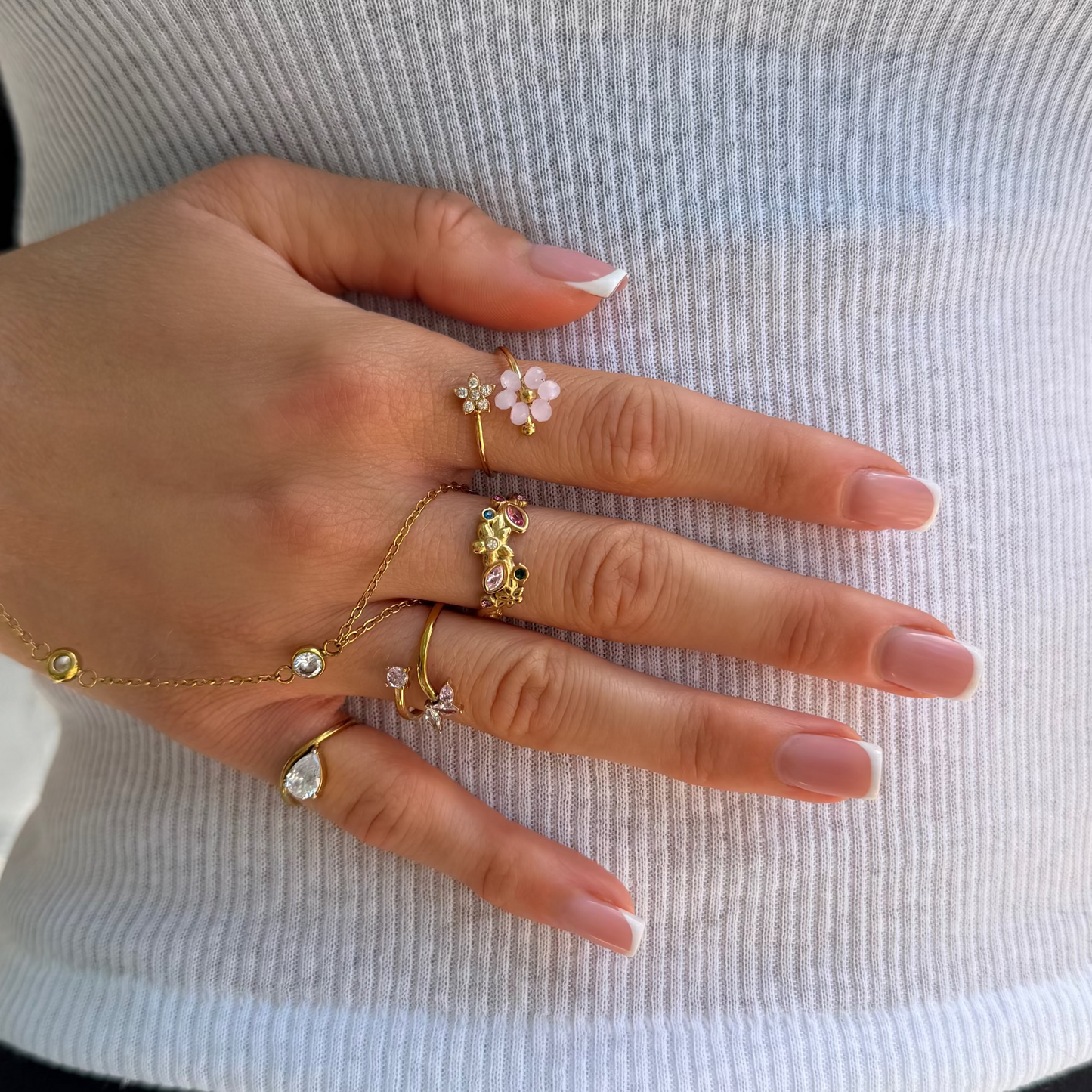 Prism Petal Ring - EVRYJEWELS