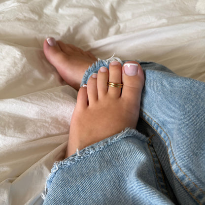 Bold Babe 2-Piece Toe Rings Set - EVRYJEWELS