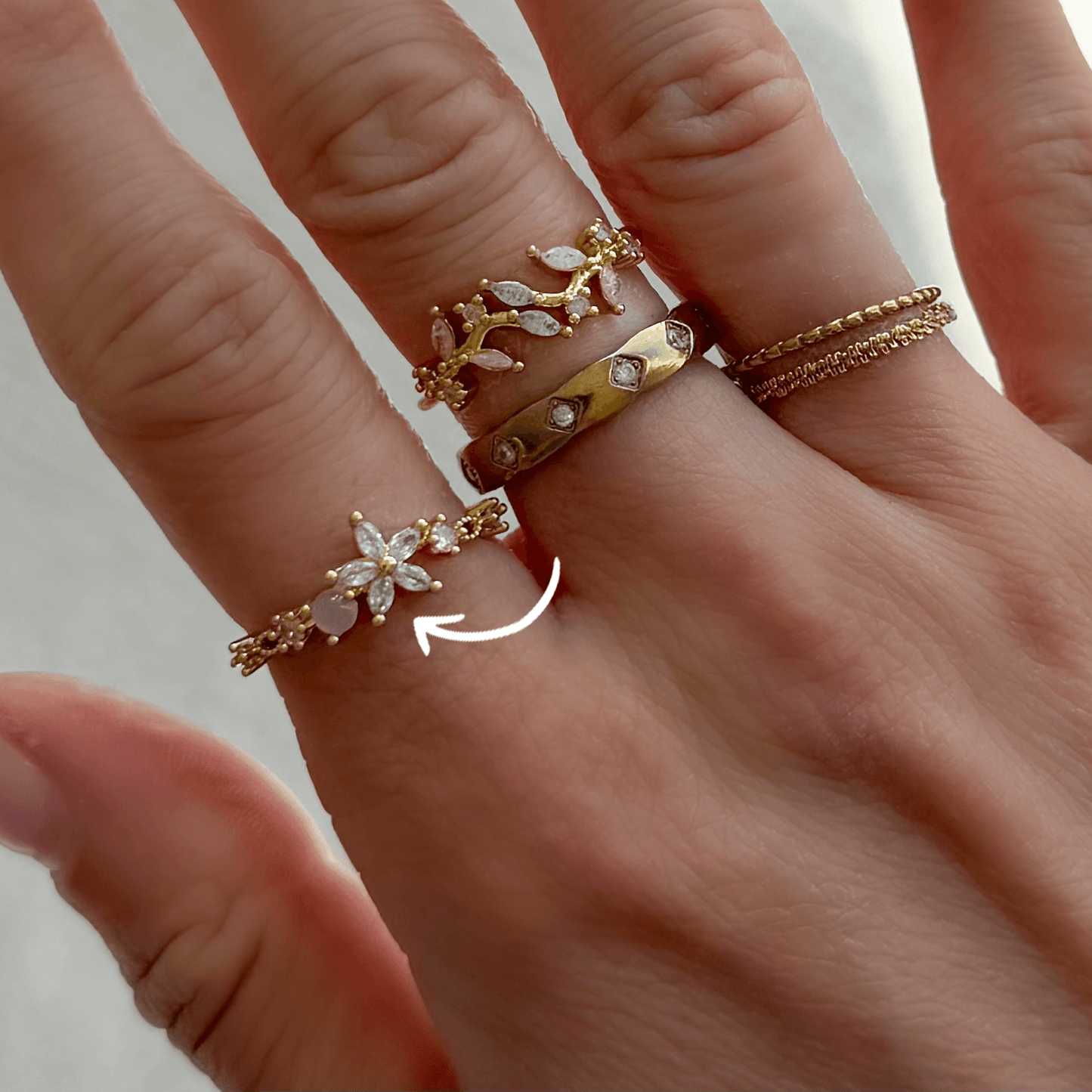 Princess Spark Ring - EVRYJEWELS