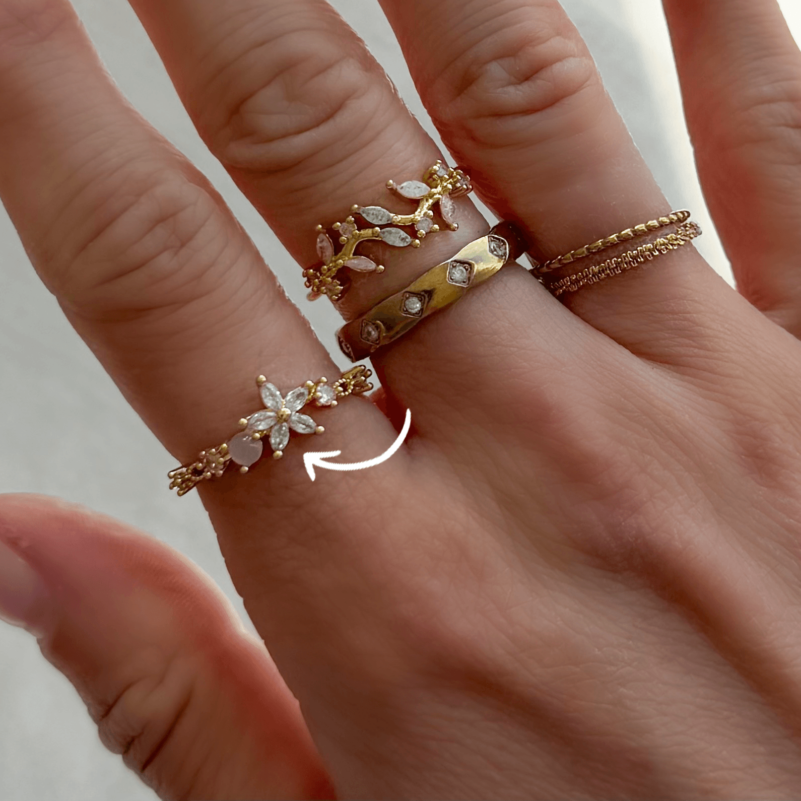 Princess Spark Ring - EVRYJEWELS