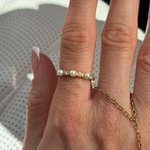 Pearly Bling Ring - EVRYJEWELS