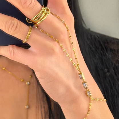 Golden Babe Hand Chain - EVRYJEWELS