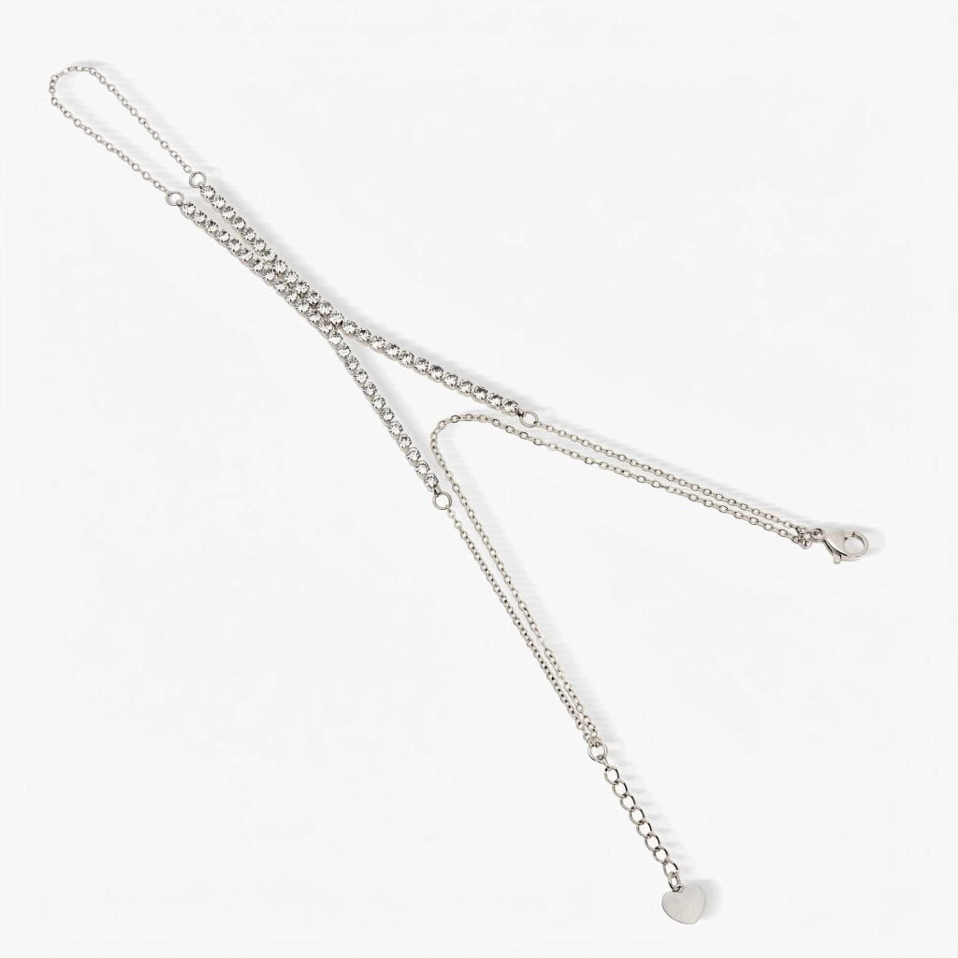 Frosted Tennis Hand Chain - EVRYJEWELS