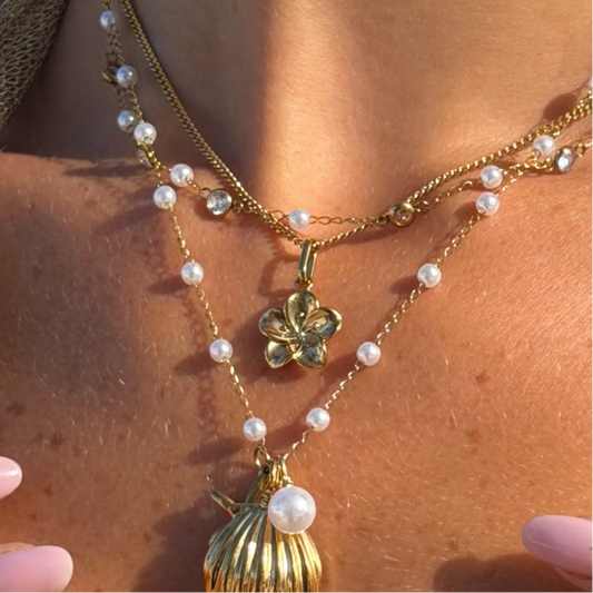 Hibiscus Necklace - EVRYJEWELS