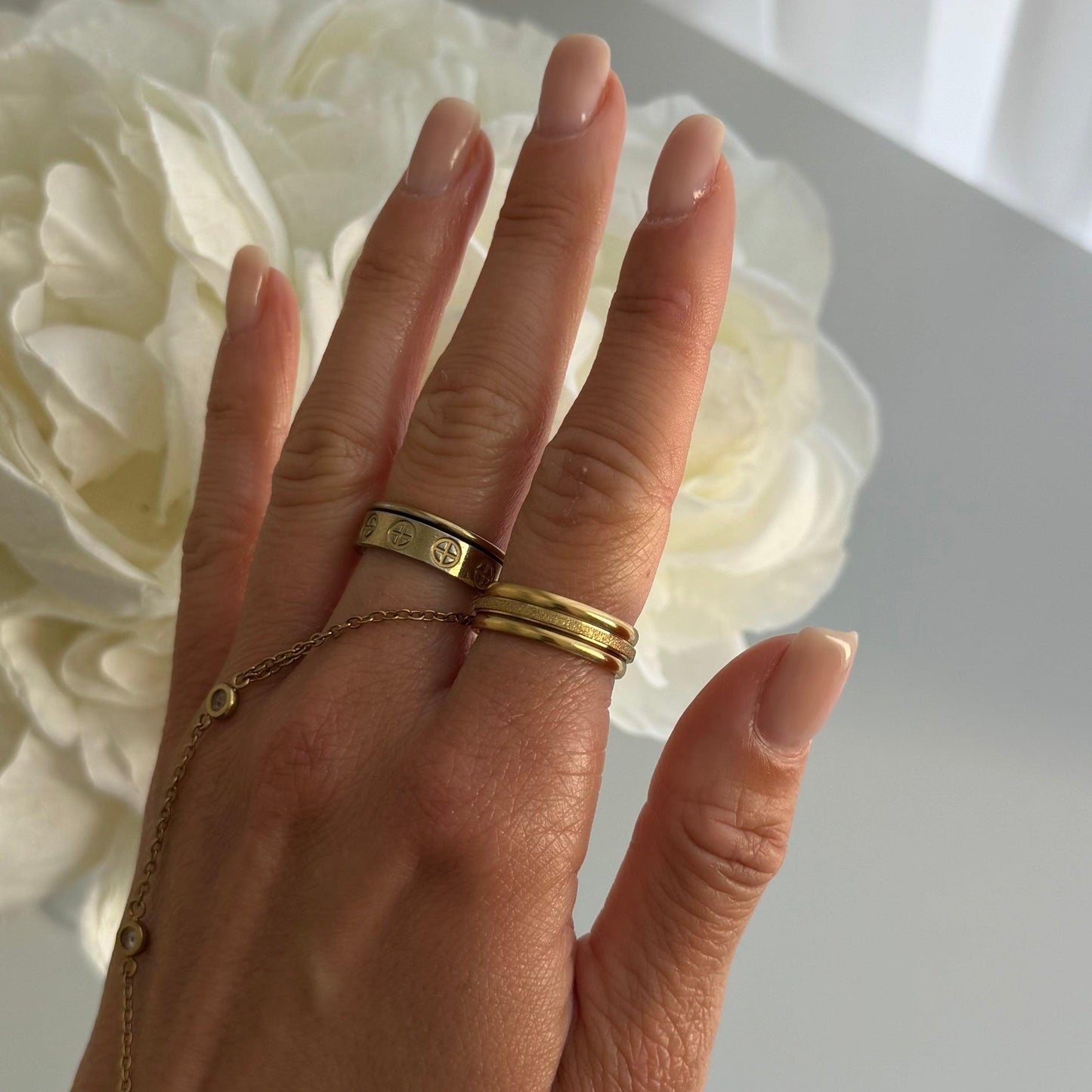 Shimmer Ring Set - EVRYJEWELS