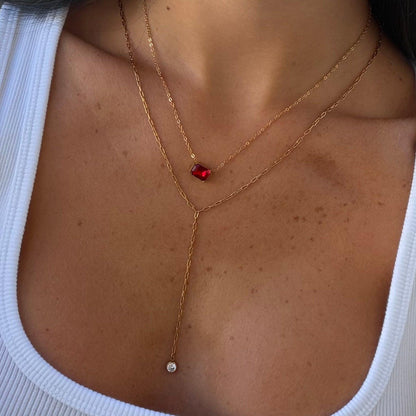 Noa Birthstone Necklace - EVRYJEWELS