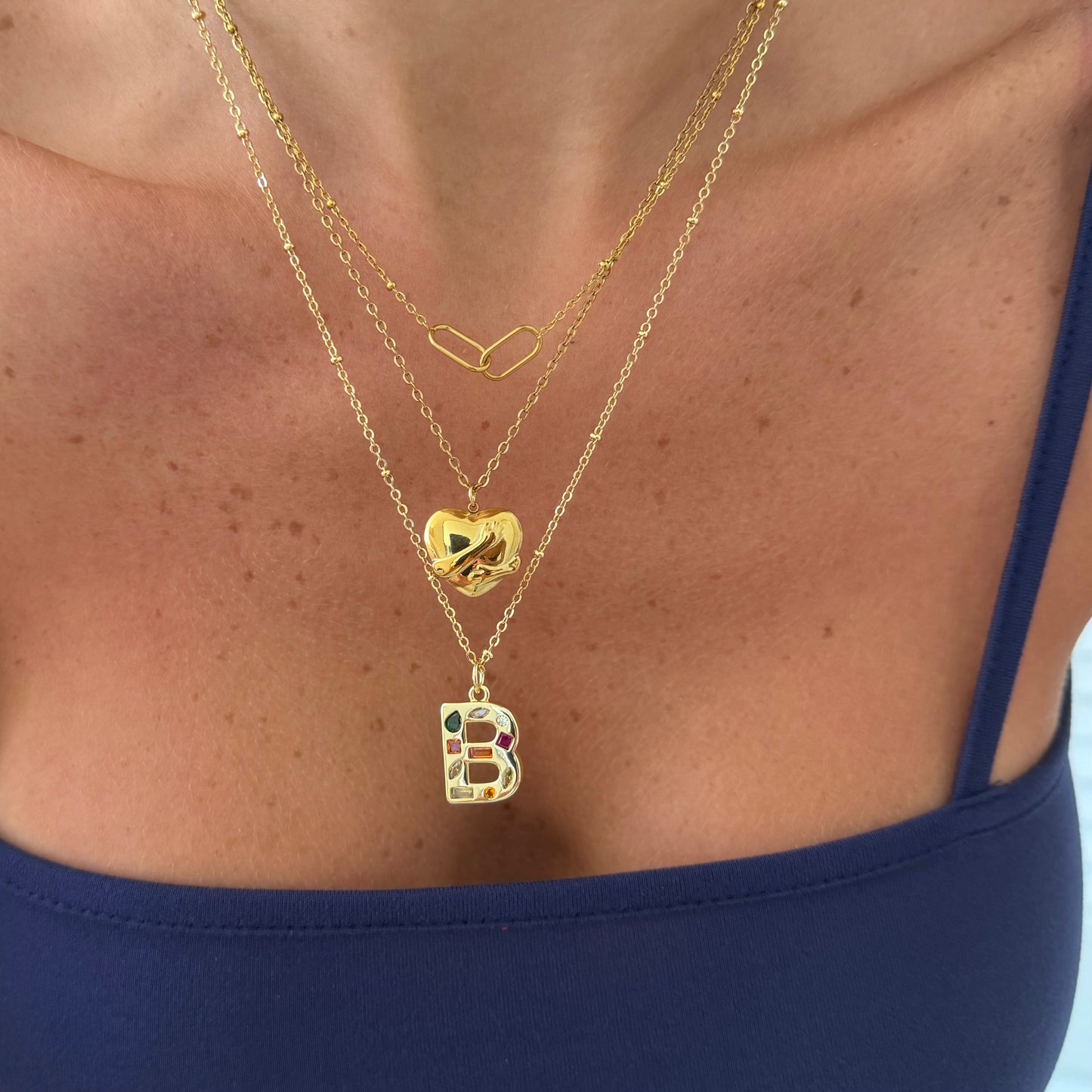 Bright Babe Initial Necklace - EVRYJEWELS
