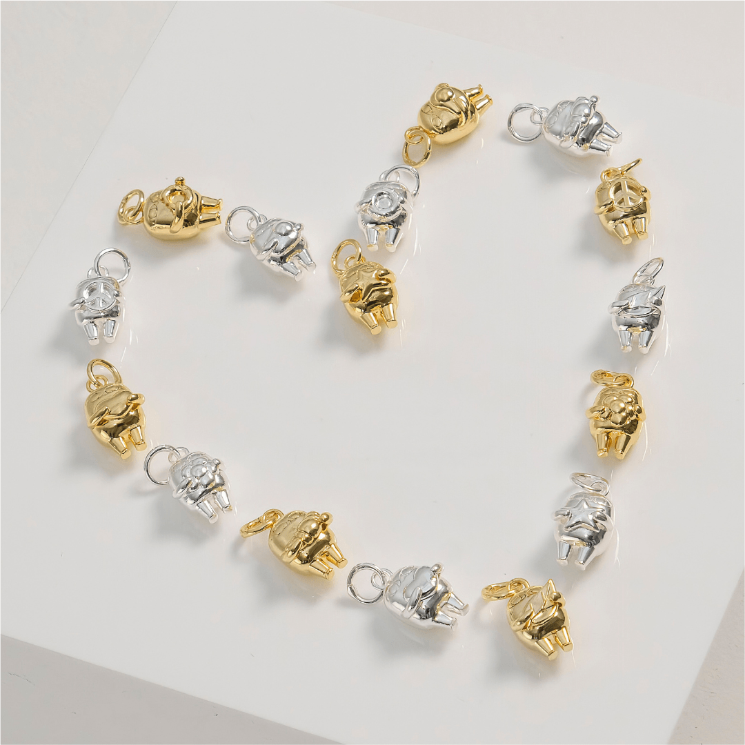 Ketnipz Bean Peace Charm - EVRYJEWELS