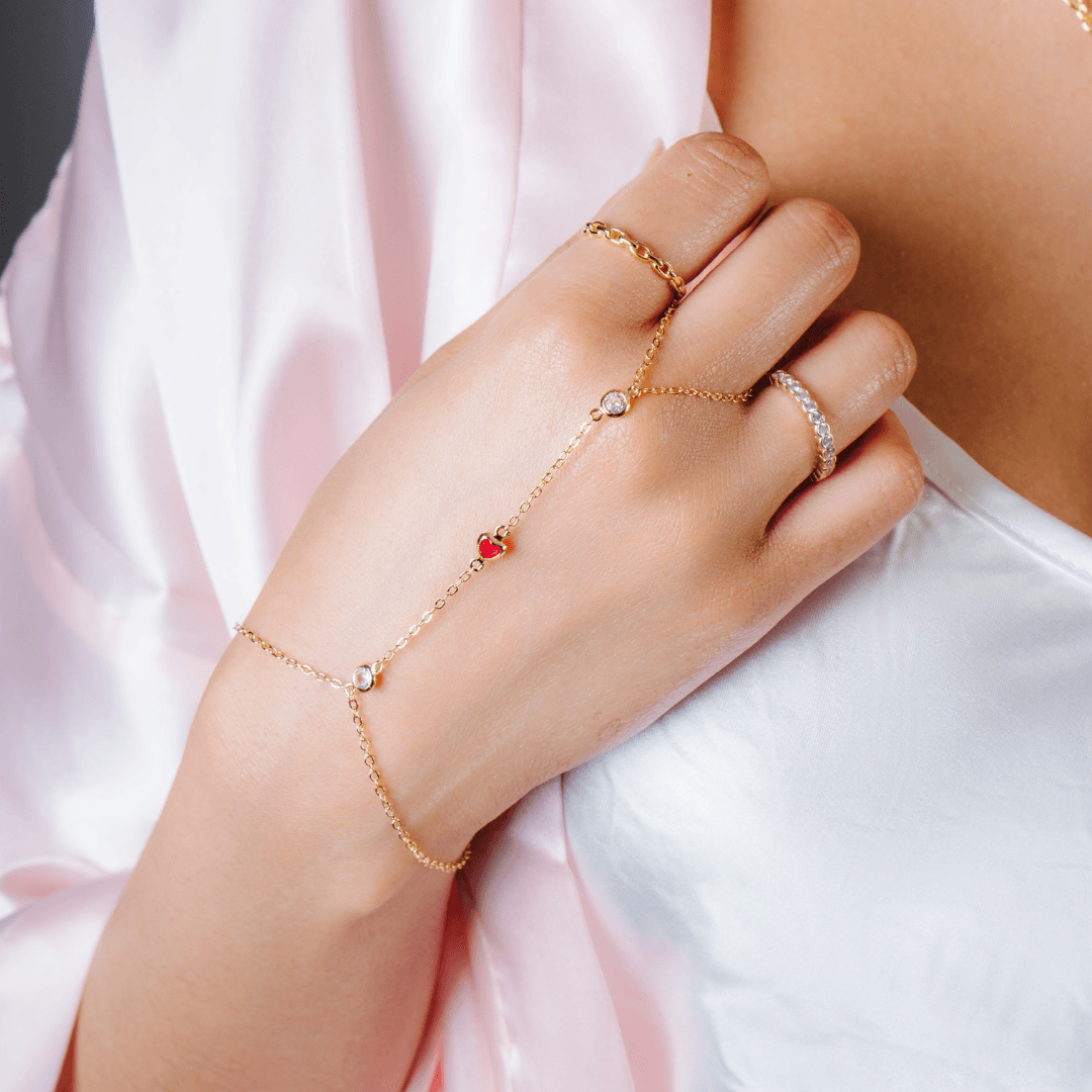 Love Language Hand Chain - EVRYJEWELS