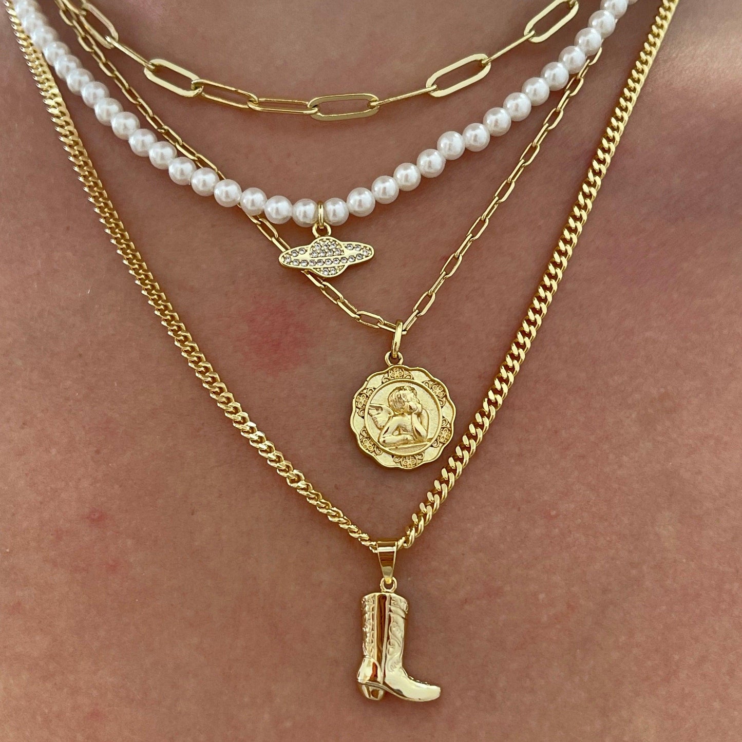 Space Baby Necklace - EVRYJEWELS