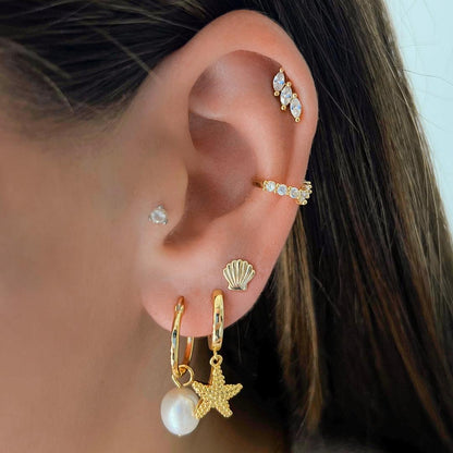 Starfish Earrings - EVRYJEWELS
