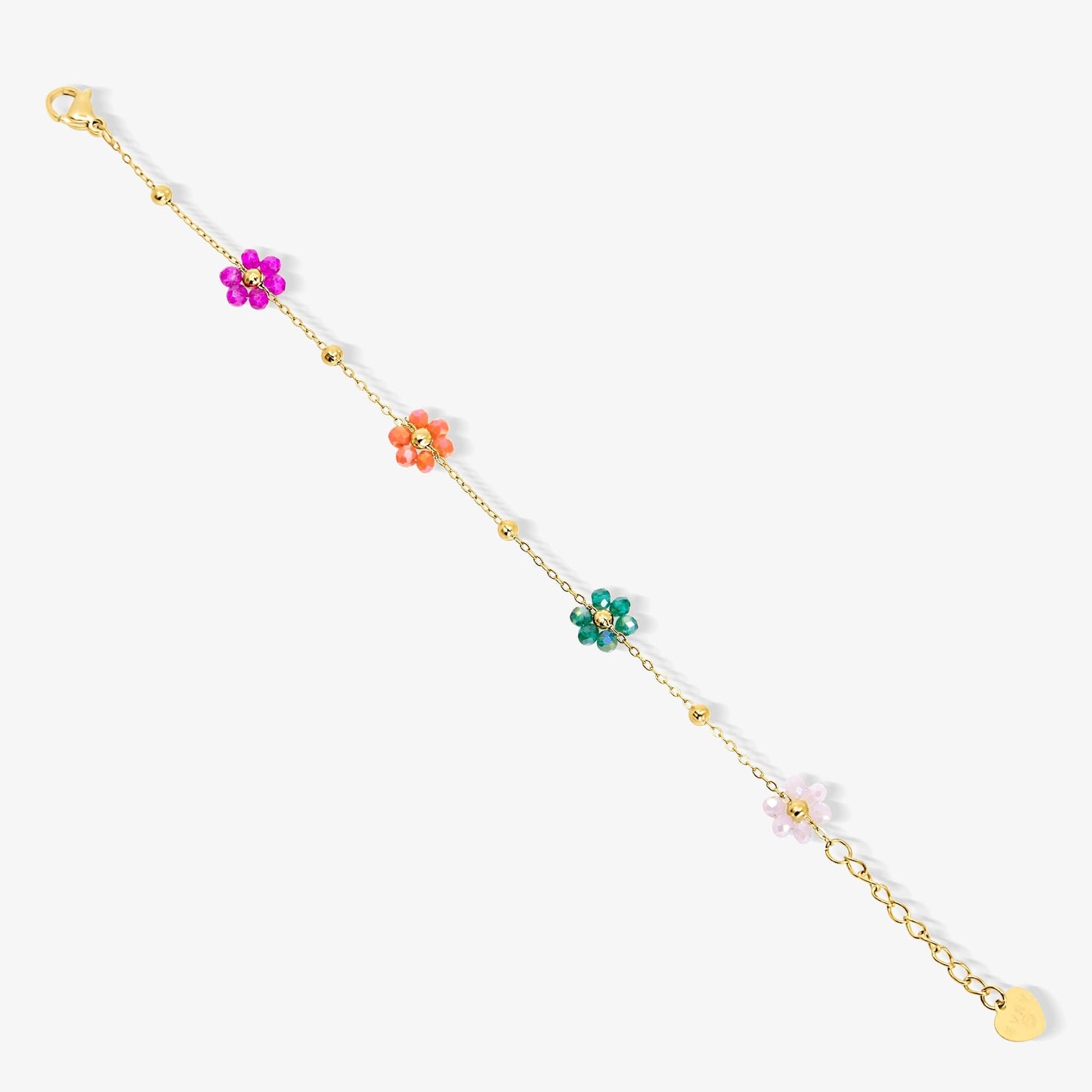 Daisy Pop Necklace & Bracelet 2 Piece Set - EVRYJEWELS