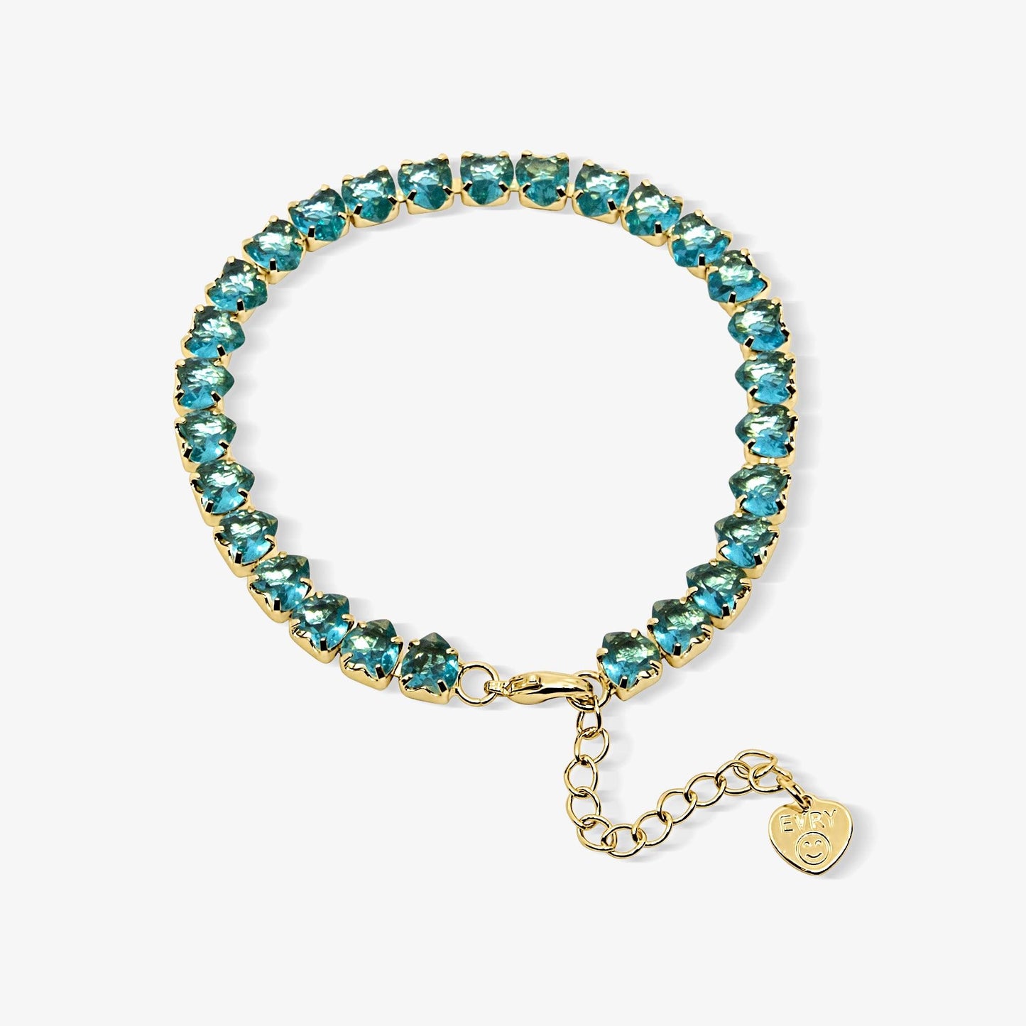 Fergie Heart Tennis Bracelet - EVRYJEWELS