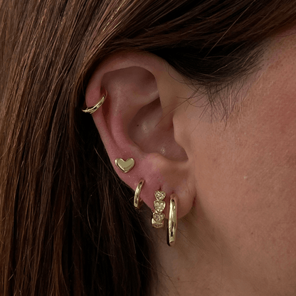 Hearts All Around Earrings - EVRYJEWELS