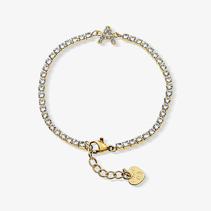Icy Initial Tennis Bracelet - EVRYJEWELS