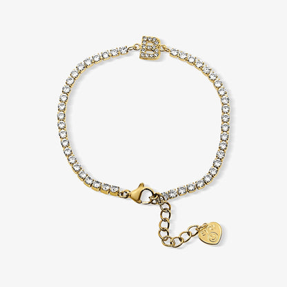 Icy Initial Tennis Bracelet - EVRYJEWELS
