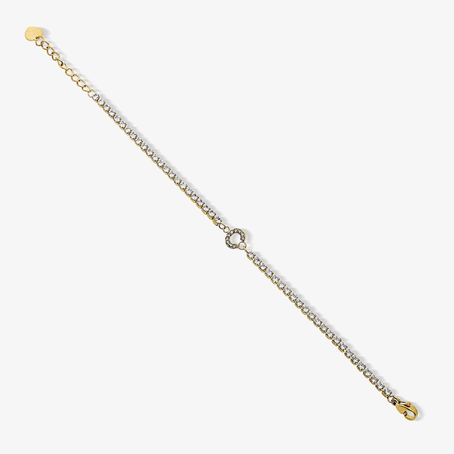 Icy Initial Tennis Bracelet - EVRYJEWELS