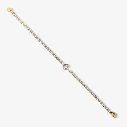 Icy Initial Tennis Bracelet - EVRYJEWELS