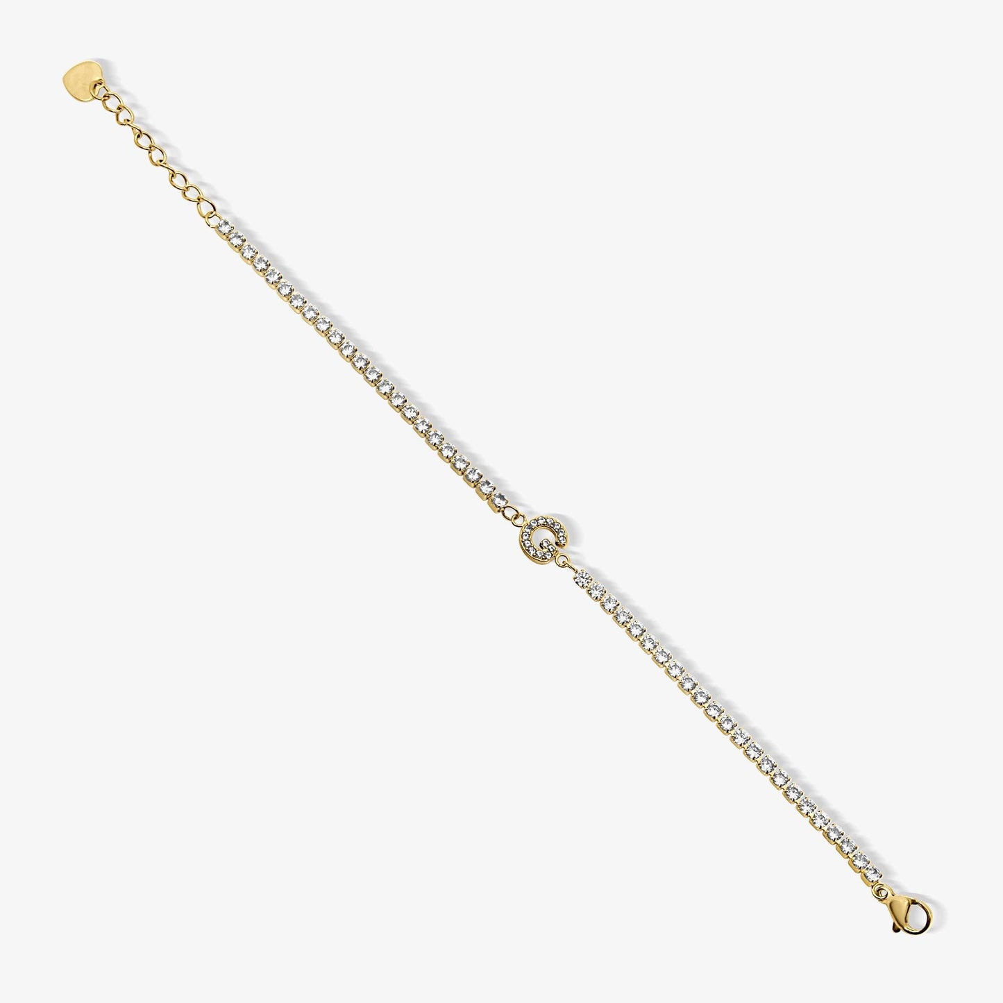 Icy Initial Tennis Bracelet - EVRYJEWELS
