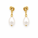 Pearl & Swirl Earrings - EVRYJEWELS