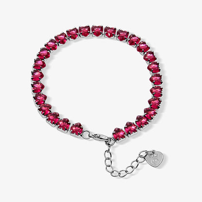 Fergie Heart Tennis Bracelet - EVRYJEWELS