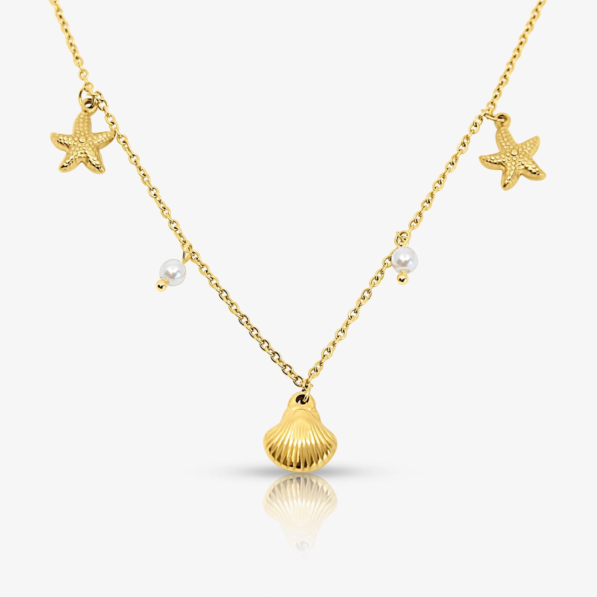 Beachy Charm Necklace - EVRYJEWELS
