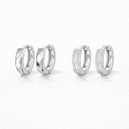 Twice As Nice Hoop Earring Pack - EVRYJEWELS