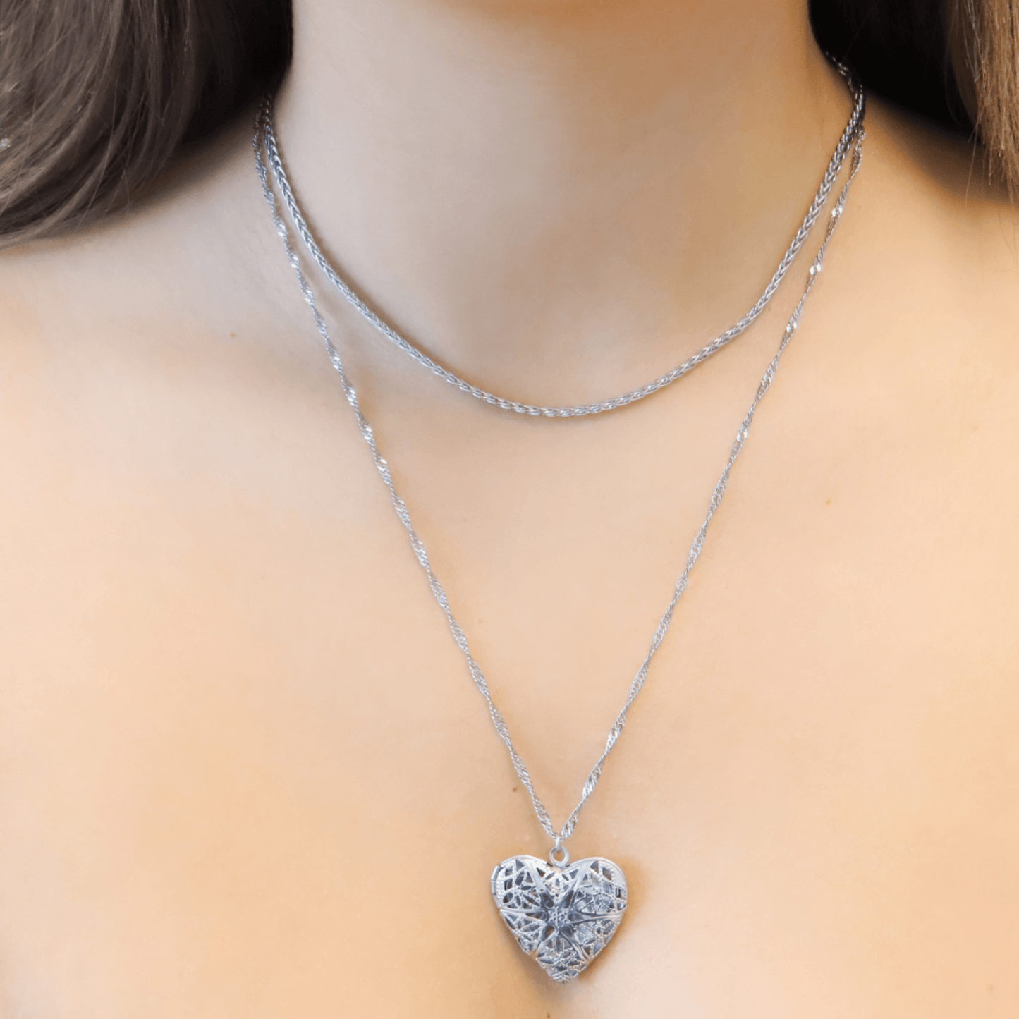 Vintage Locket Necklace - EVRYJEWELS