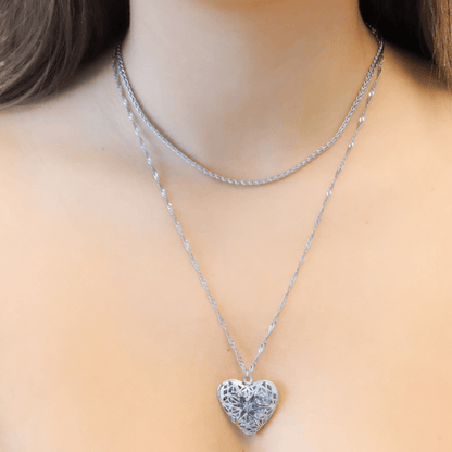 Vintage Locket Necklace - EVRYJEWELS