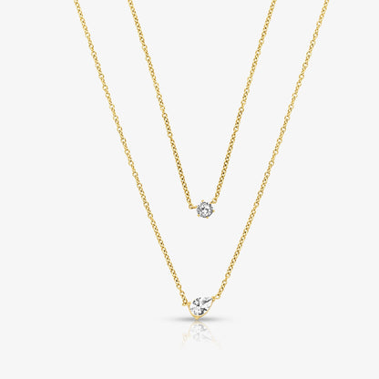 Whisper Shine Necklace 2 Piece Set - EVRYJEWELS